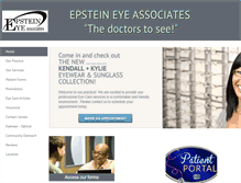 Tablet Screenshot of epsteineye.com